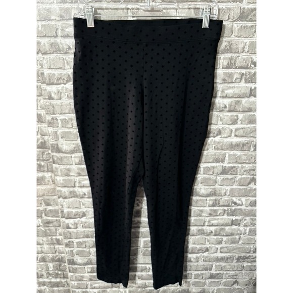 Avenue Pants - Avenue Black Polka Dot Leggings